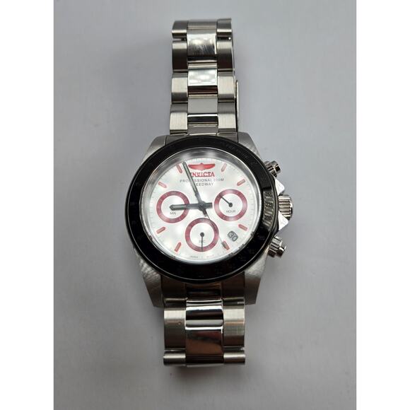 Invicta 17314 Speedway Stainless Steel Man's Analog Quartz Watch 8.25 Inch - Picture 1 of 10
